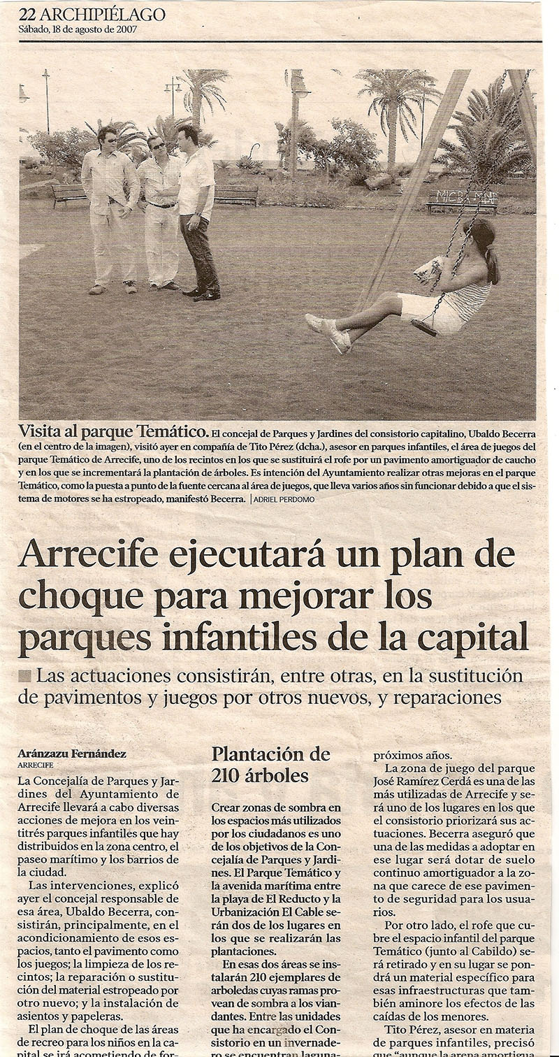 recorte de prensa en diario la provincia